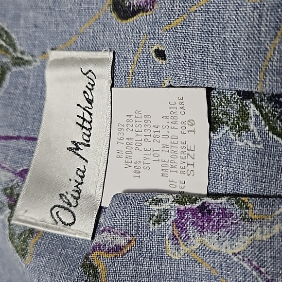 Olivia Matthew's Matching Pants & Jacket Suit Set Size 10 #W-598 - Picture 12 of 16